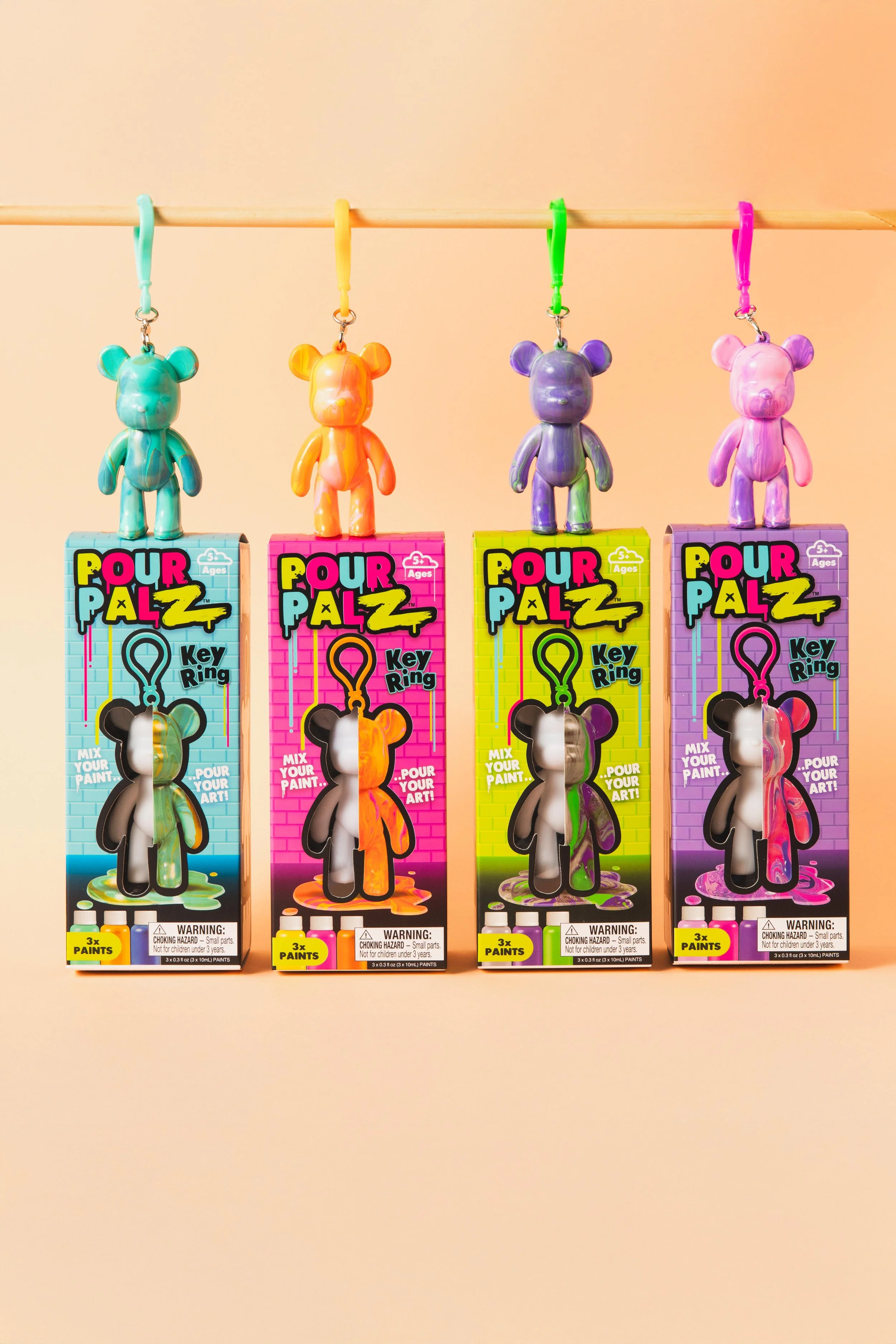 Pour PalZ Bear Mini Keyring Wave 1 — TOYMONSTER